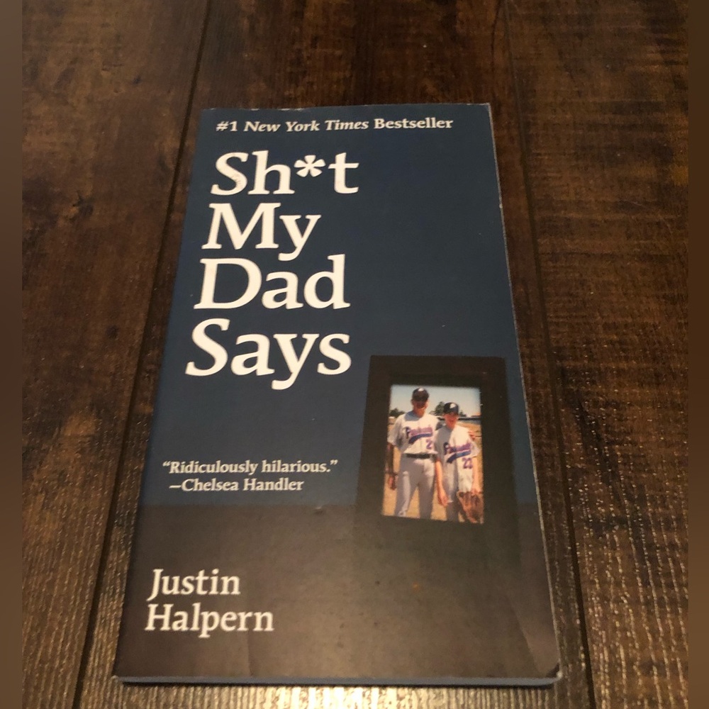 Sh*t My Dad Says by Justin Halpern - Navy Blue Paperback
